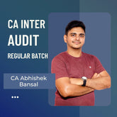 CA Inter Audit | Regular Batch By CA Abhishek Bansal | For Jan 26 & May 26 Exams